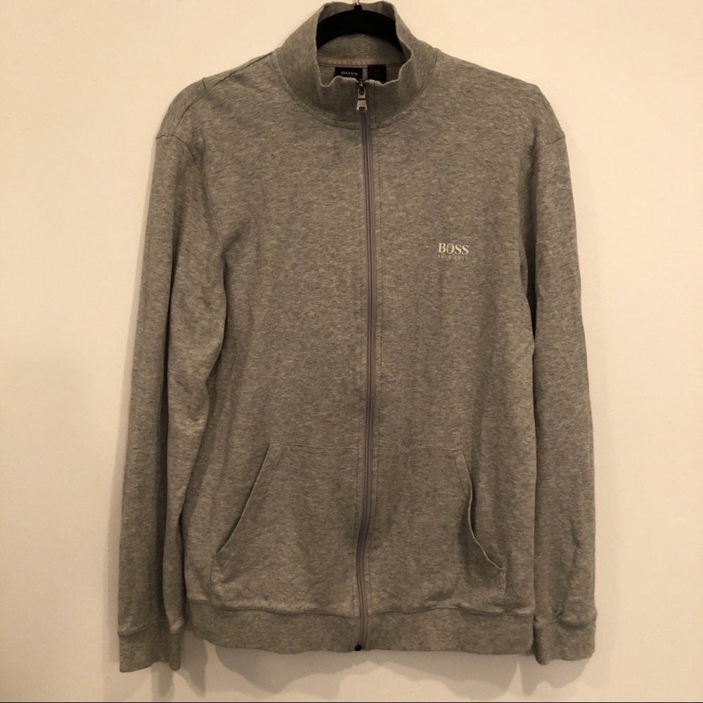 BOSS Hugo Boss zip-through loungewear jacket